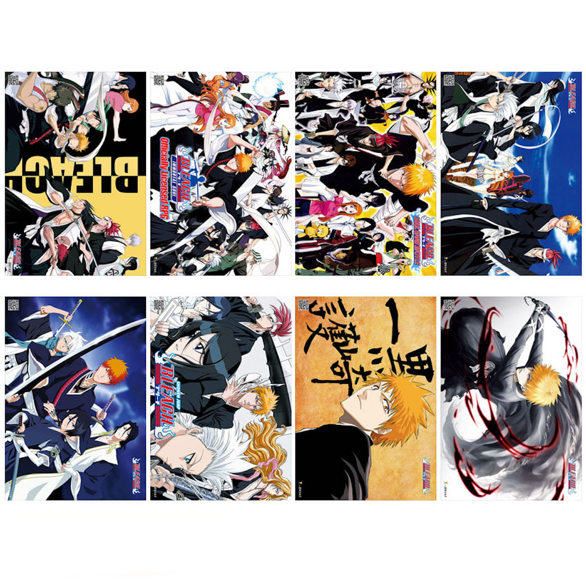 Poster Bleachs Anime Art, 8 Unidades/lote, Papel De 29 X 42 Cm