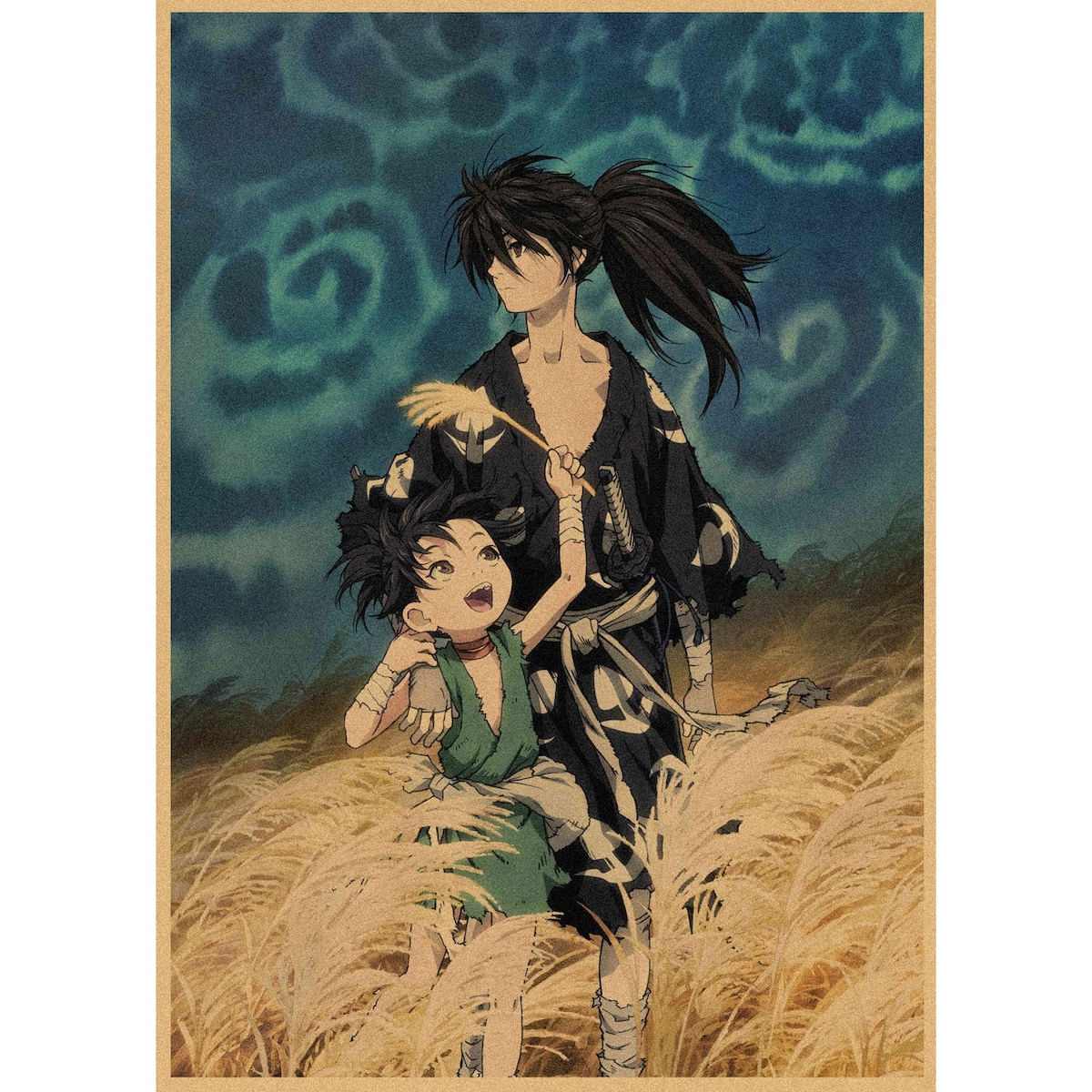 Pôster De Arte De Parede Com Imagem Dororos Anime Art, Papel De 29,7 X 42 Cm