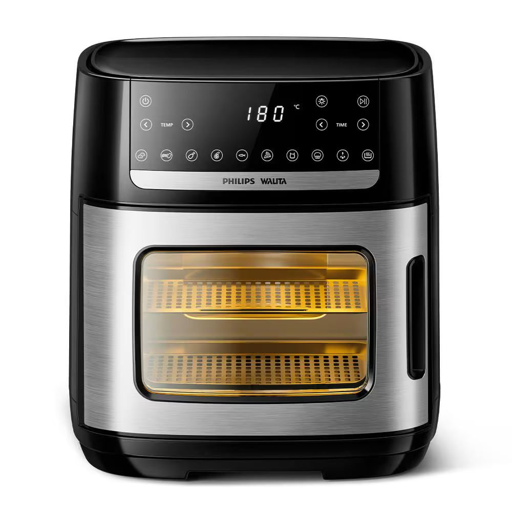 Fritadeira Airfryer Forno Walita Oven Ai551 12l 1900w Painel Touch 10 Funções Inox Philips