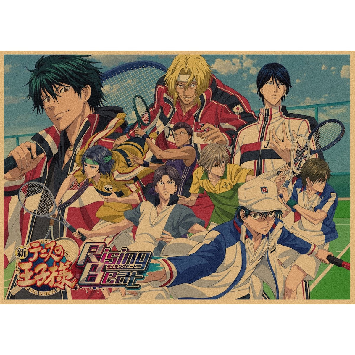 Pôster Com Pintura De Parede Prince Of Tennis Anime 29.7x42cm