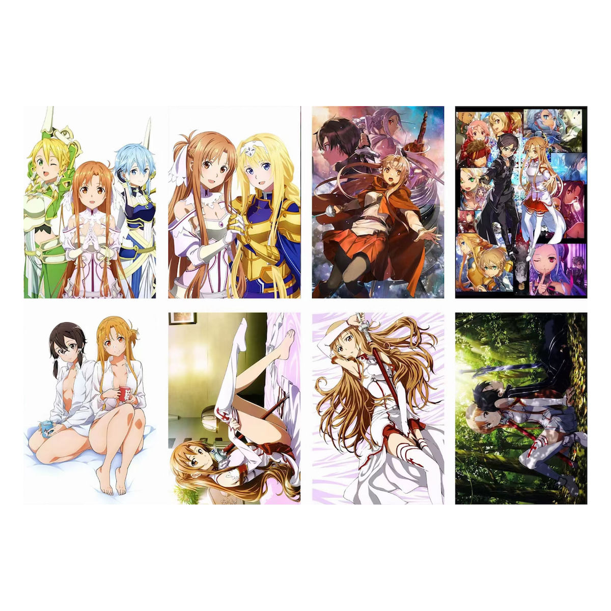 Poster Swords Art Online Anime Art 42x29 Cm 8 Unidades/lote
