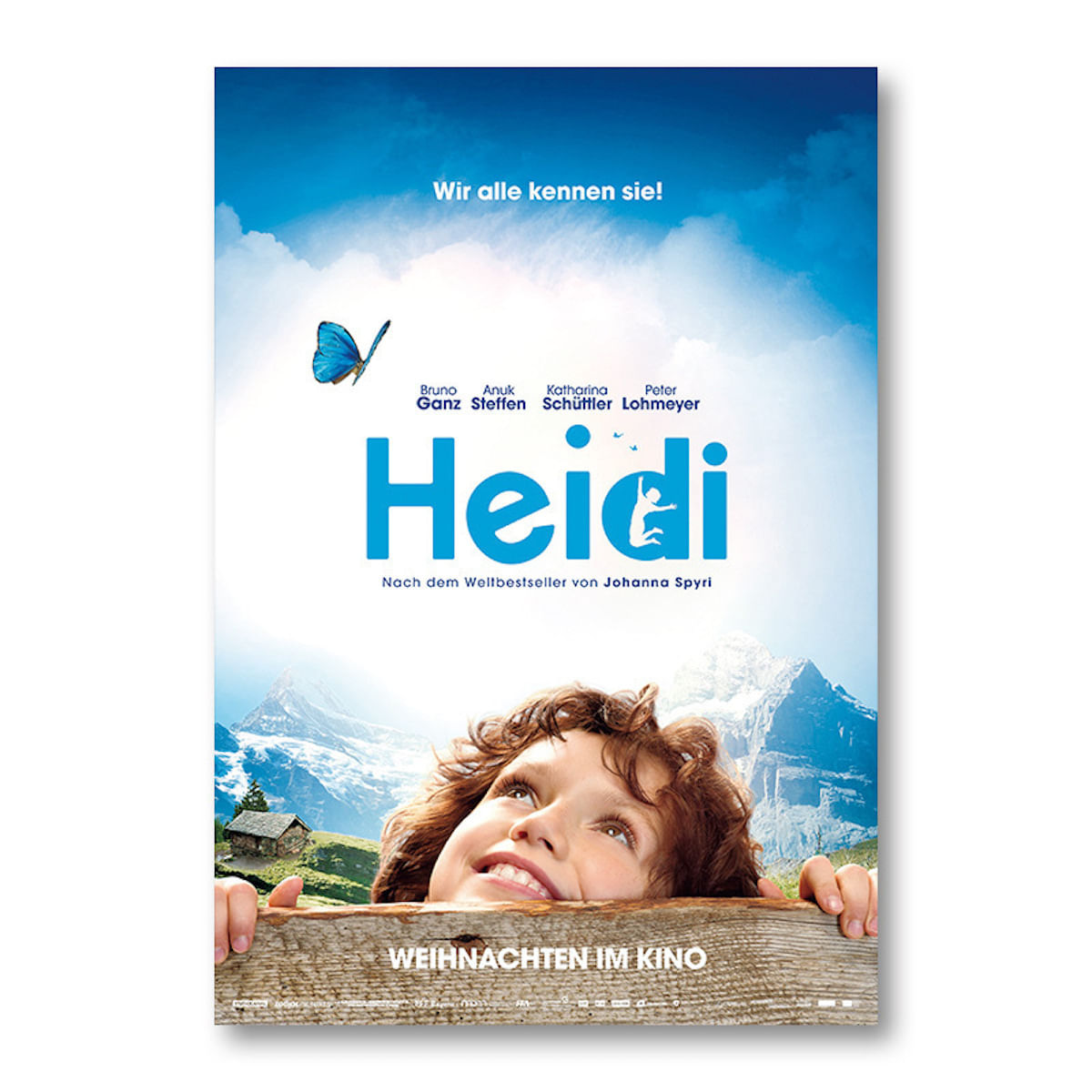 Imagem De Arte De Parede De Pôster Heidi Anime Art 51x35,5 Cm Papel