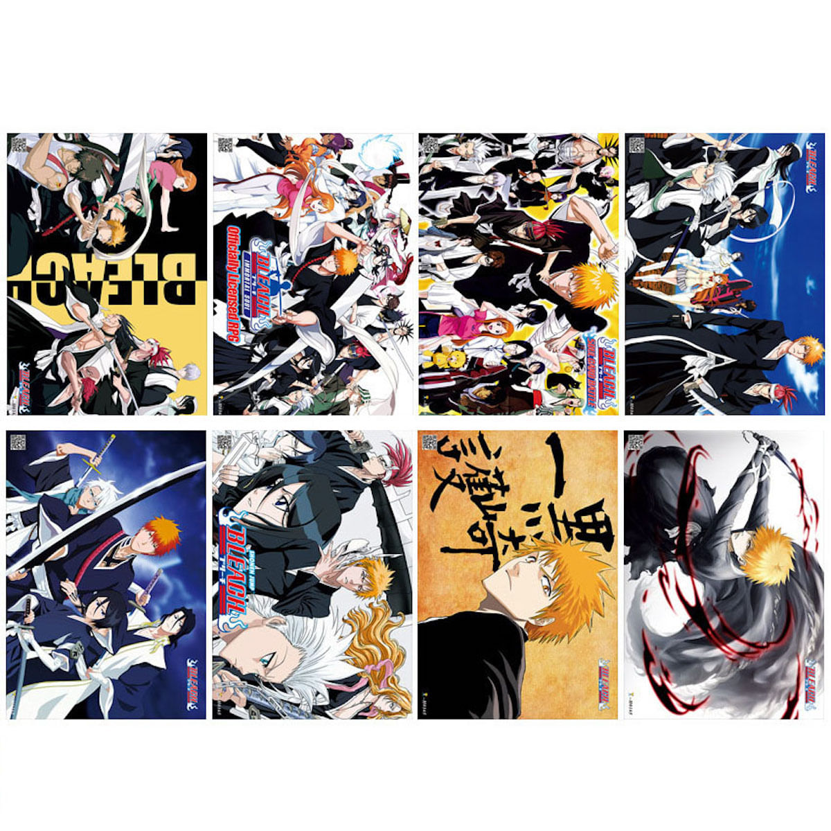 Poster Bleachs Anime Art 8 Unidades/lote De Papel 42x29 Cm