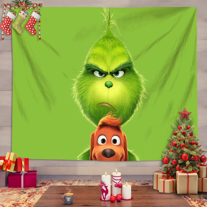 Tapeçaria Para Pendurar Na Parede Grinch's Stole Christmas 200x150cm