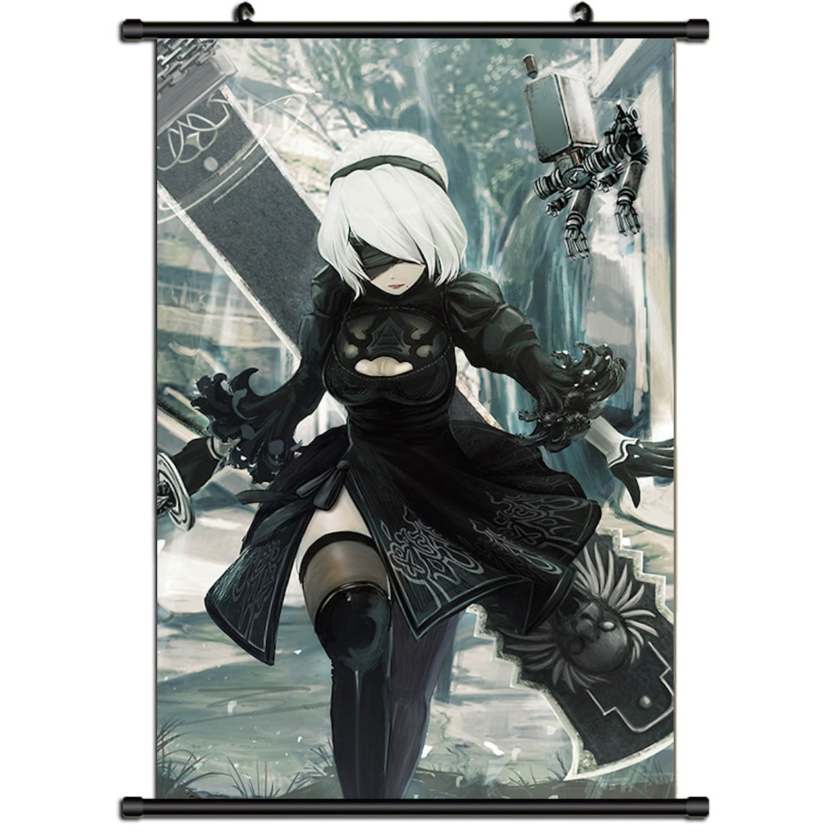 Art Poster Nier: Automatas Art Print 40x60cm Em Tecido+plásticos
