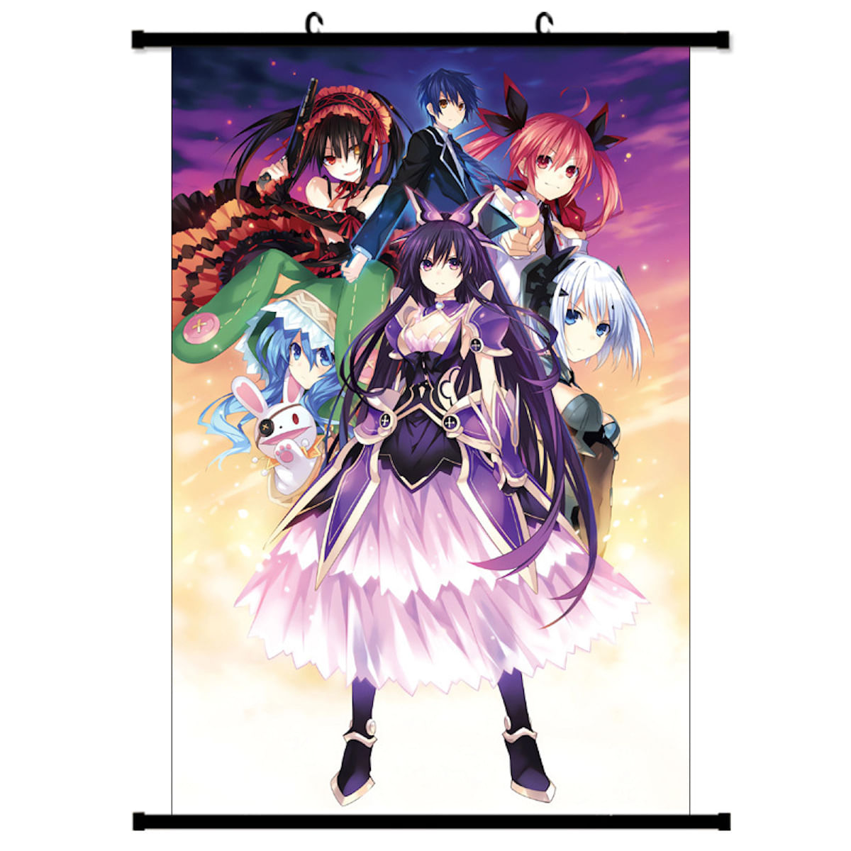 Poster Artístico Com Impressão De Parede Dates A Lives 40x60cm Em Tecido+plásticos