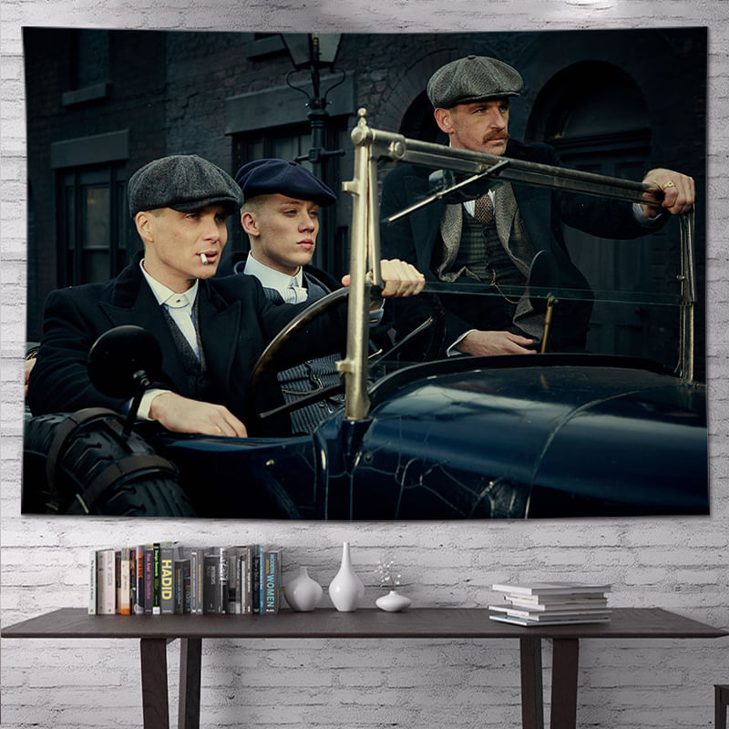 Tapeçaria Para Decoração De Parede Art Peakys Blinders Anime