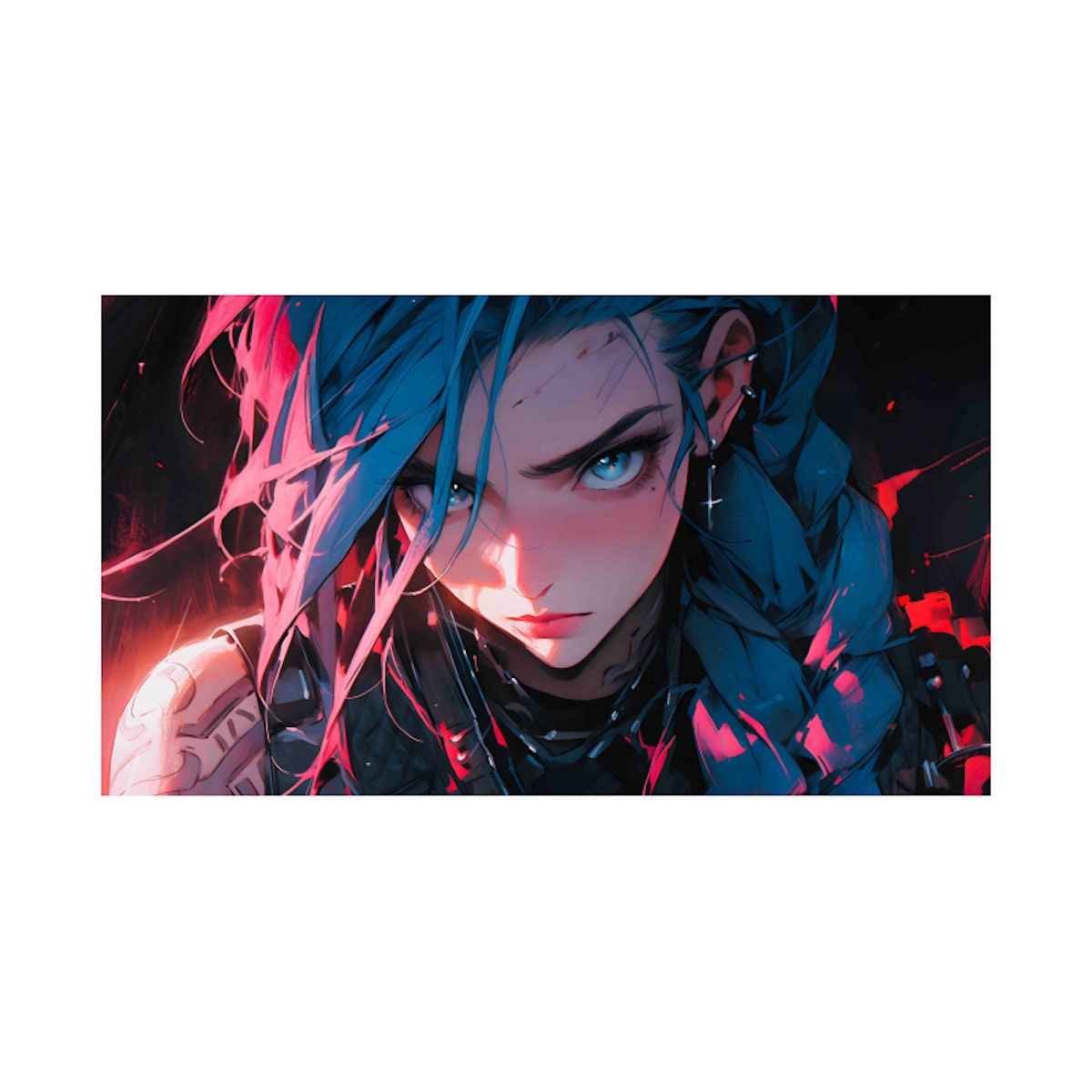 Decoração De Tapeçaria Para Pendurar Na Parede Jinxs Anime 110x200cm