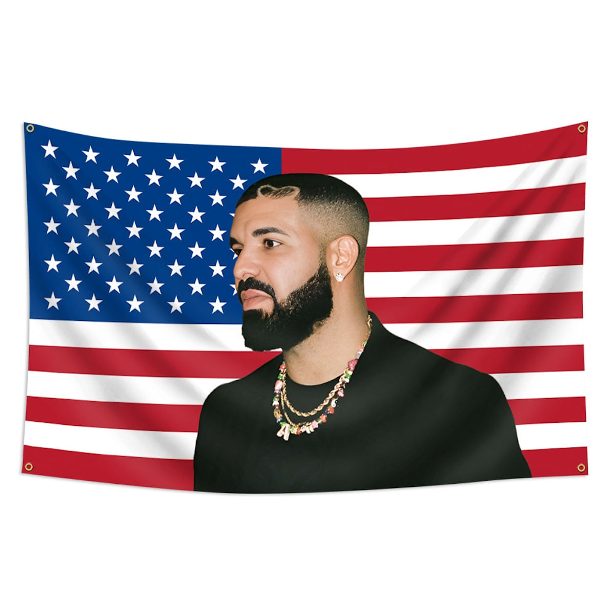 Tapeçaria Drakes Flag Art Anime Wall Tapestry 150x90cm Poliéster