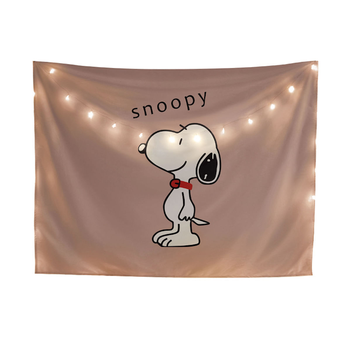 Tapeçaria Snoopy Anime Com Design De Mangá Pendurada Em Poliéster 100x72cm