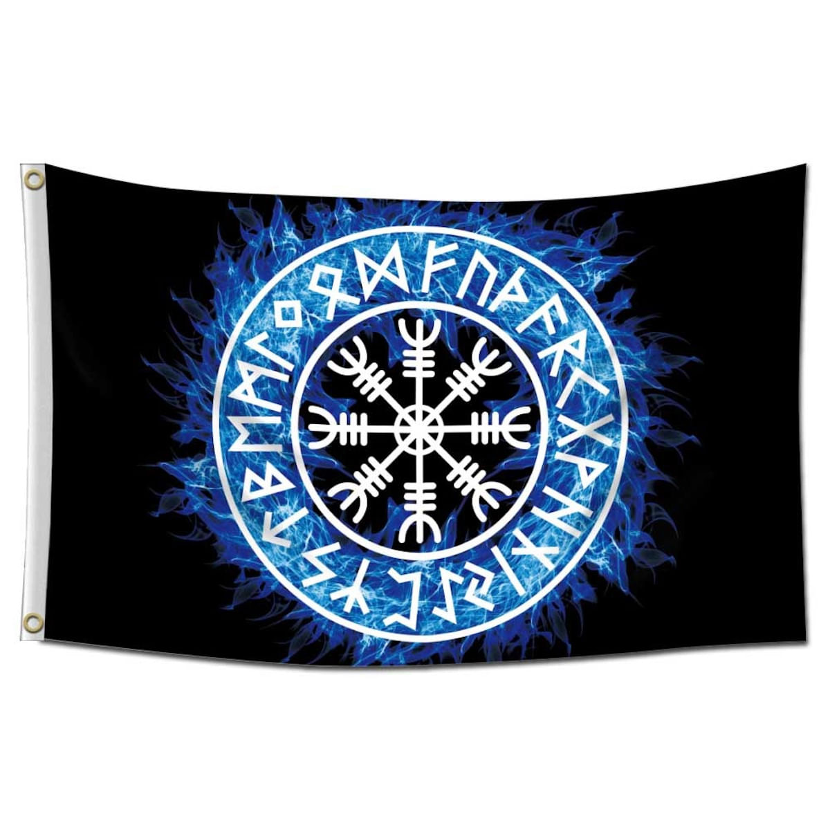 Tapeçaria Vikings Pirates Flag Art 90x150cm 100% Poliéster