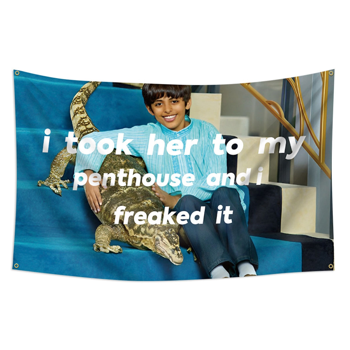 Tapeçaria Flag Art Tooks Hers 90x150cm 100% Poliéster 120g