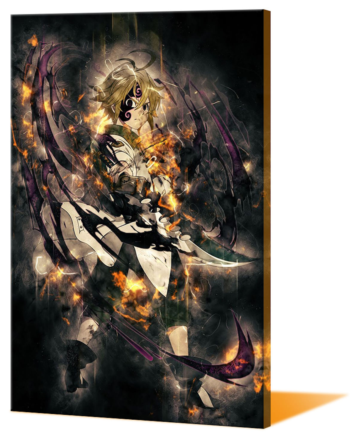 Pintura De Parede Em Tela Seven Deadly Sins Meliodas Anime