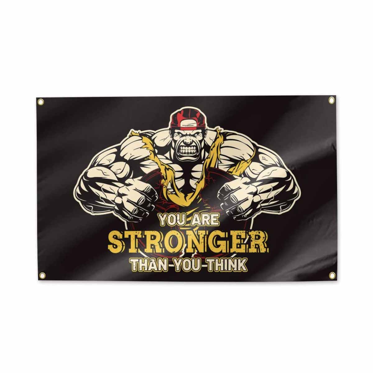 Tapeçaria Yous Ares Strongers Flag Art Anime 90x150cm Poliéster