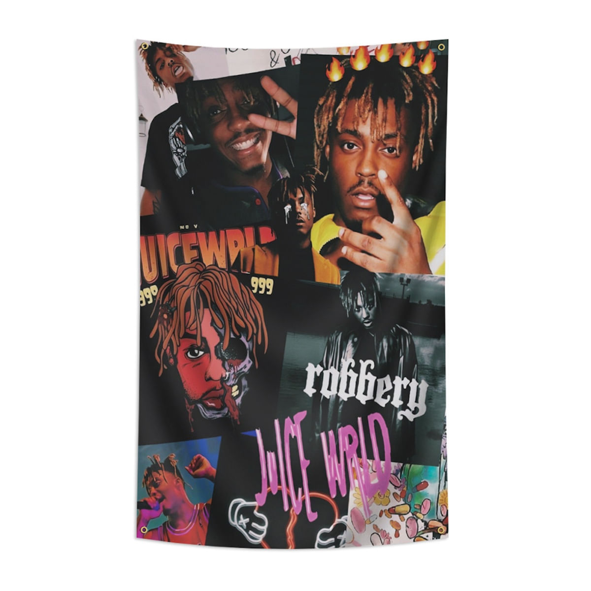 Tapestry Juices Worlds Flag Art Anime Wall Tapestry 90x150cm