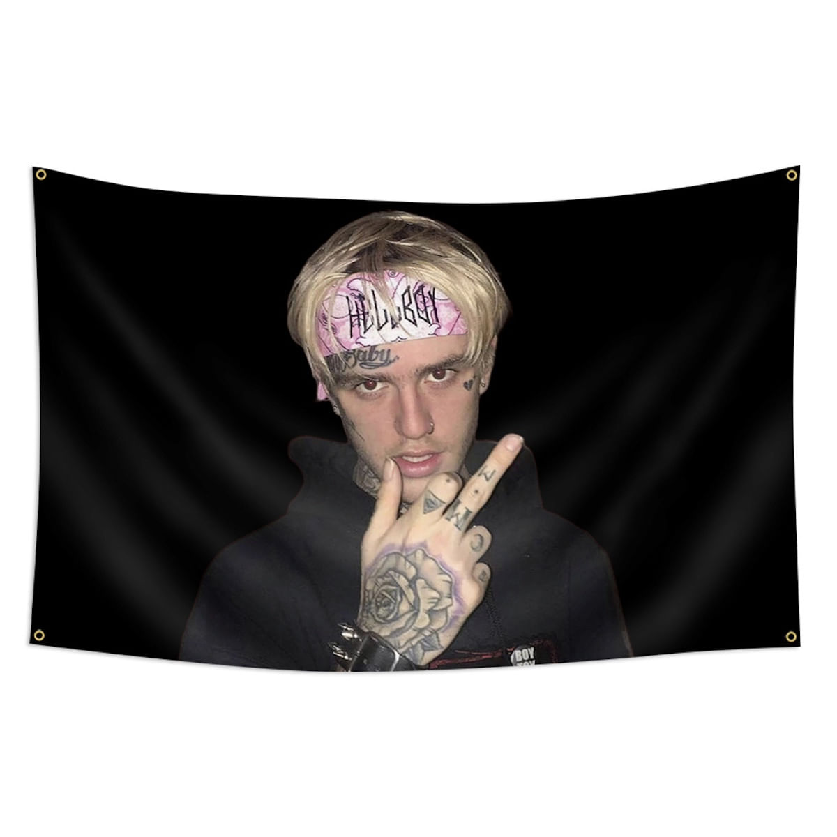 Tapeçaria Lils Peeeps Flag Art Anime Wall Tapeçaria 90x150cm