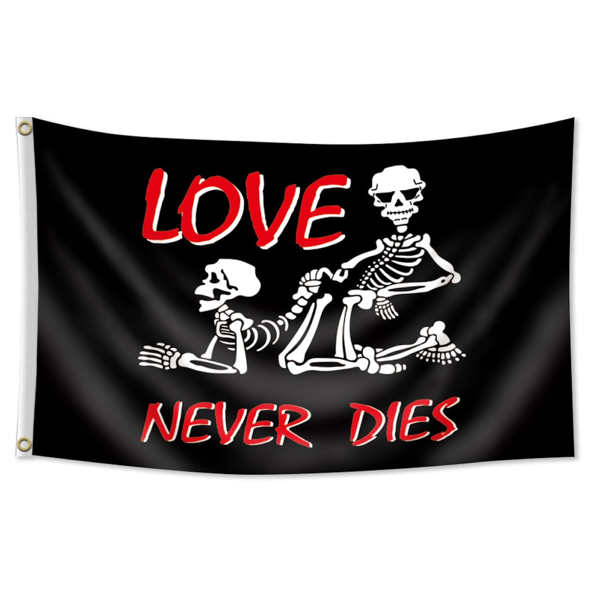 Tapeçaria Flag Loves Nevers Dies Anime 90x150cm Poliéster