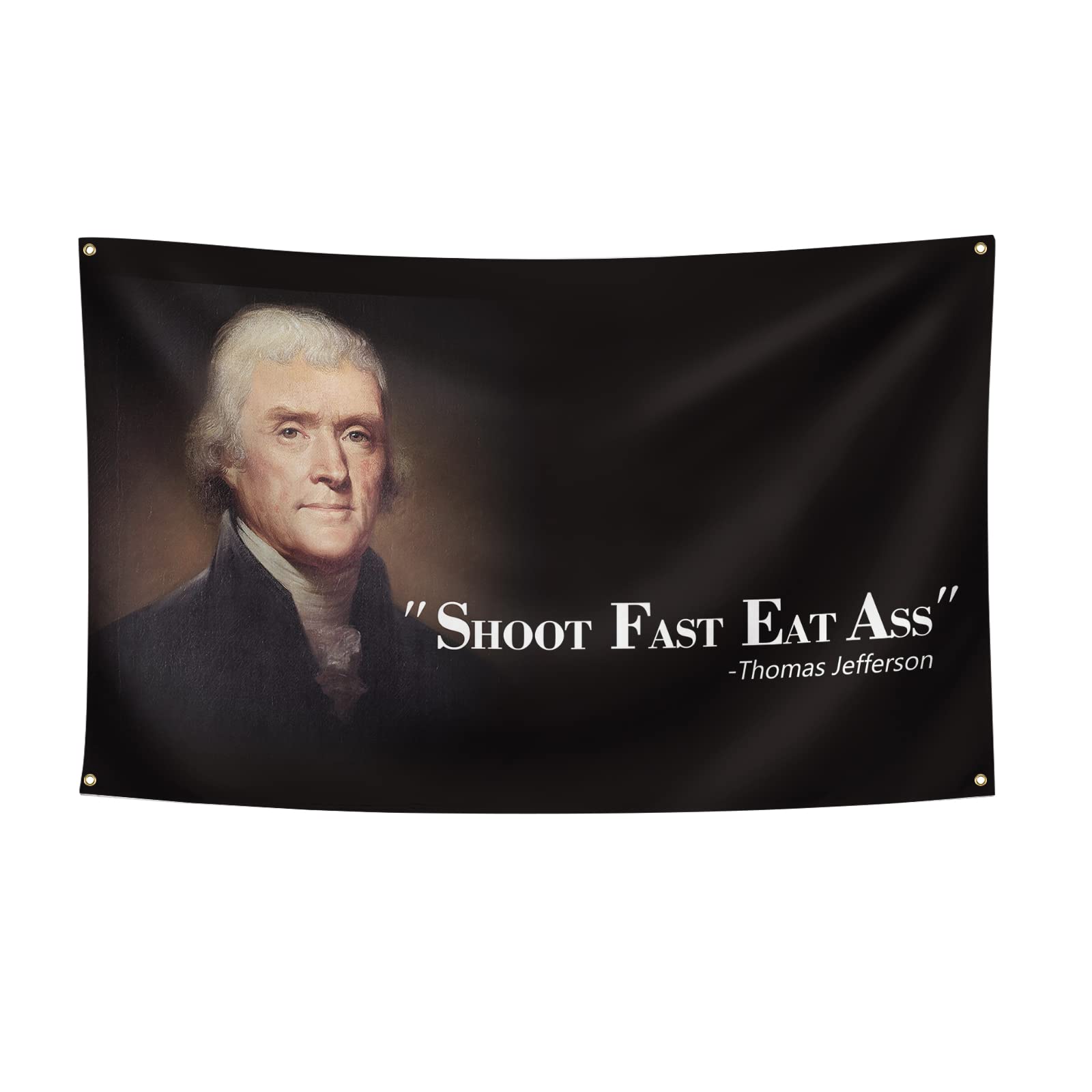 Banner Aisui Thomas Jefferson 91x152 Cm Poliéster