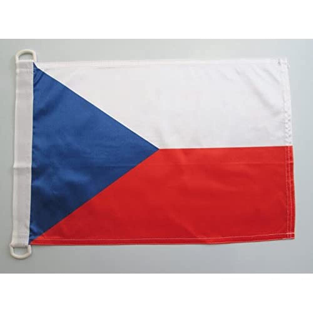 Bandera Náutica De La República Checa Az Flag 30x45 Cm