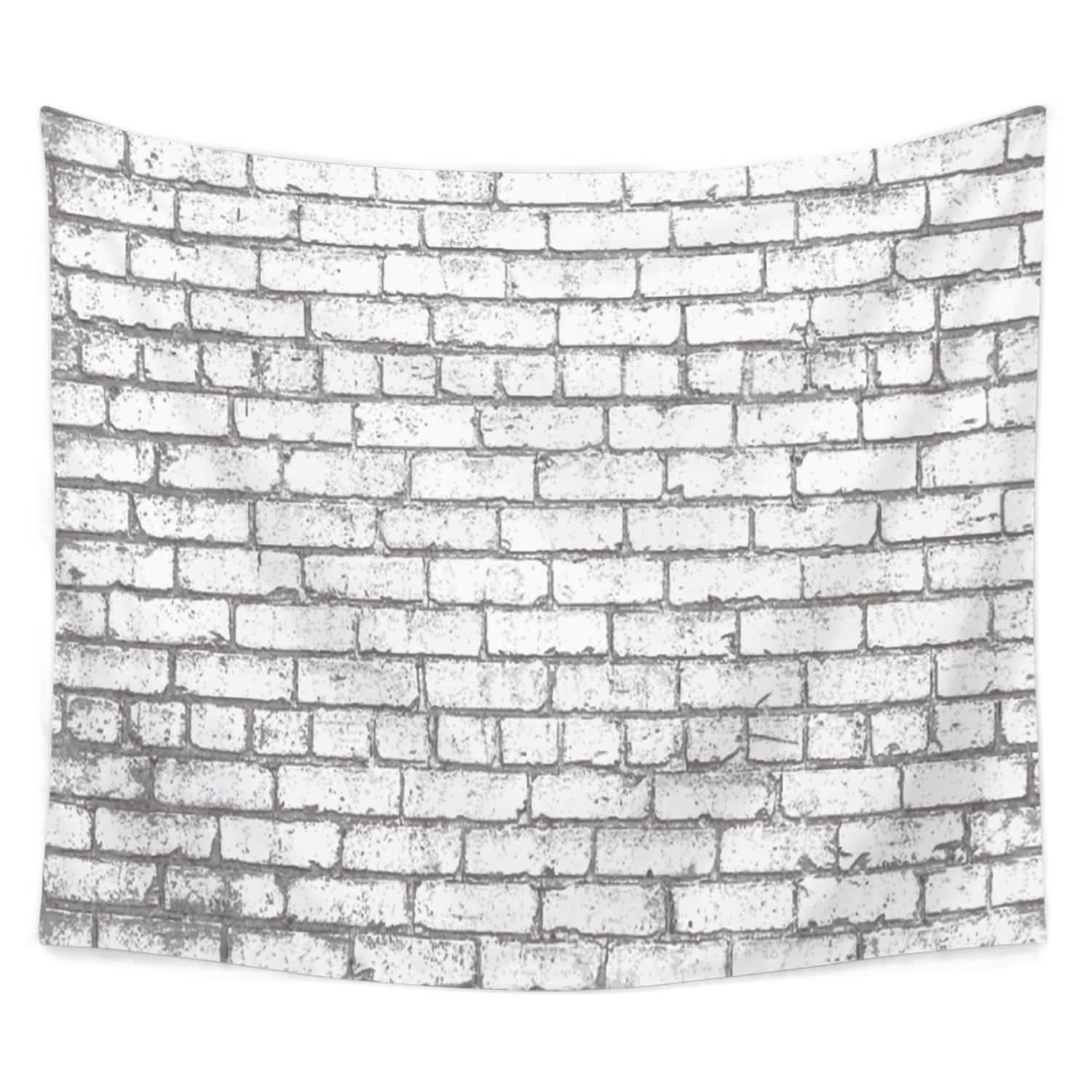 Parede De Tapeçaria Com Padrão De Tijolo 95x75cm De Fibra De Microtecido
