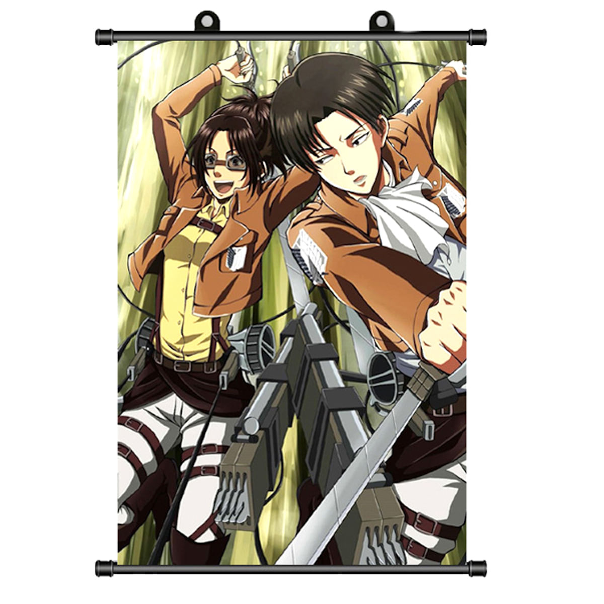 Pôster De Decoração De Parede Attack On Titans Levis Ackermans