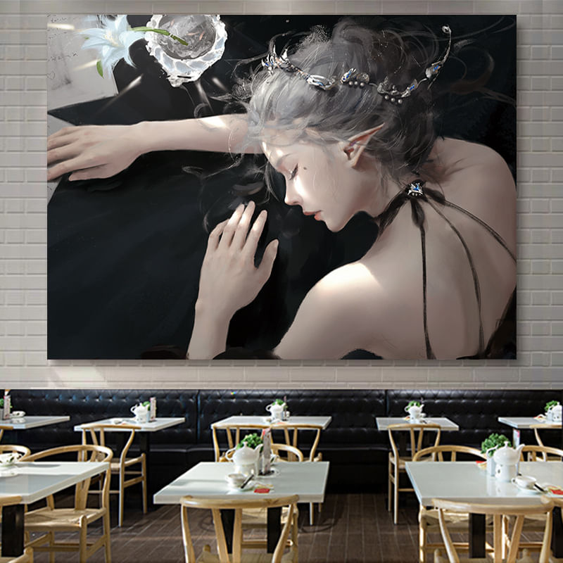 Microtecido Tapestry Ghosts Blades Wall Aesthetic 150x110cm