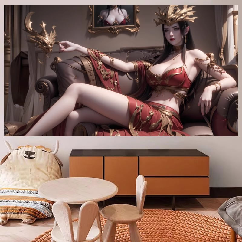 Tapeçaria Medusa Wall Fights Break Sphere 150x110cm, Microtecido