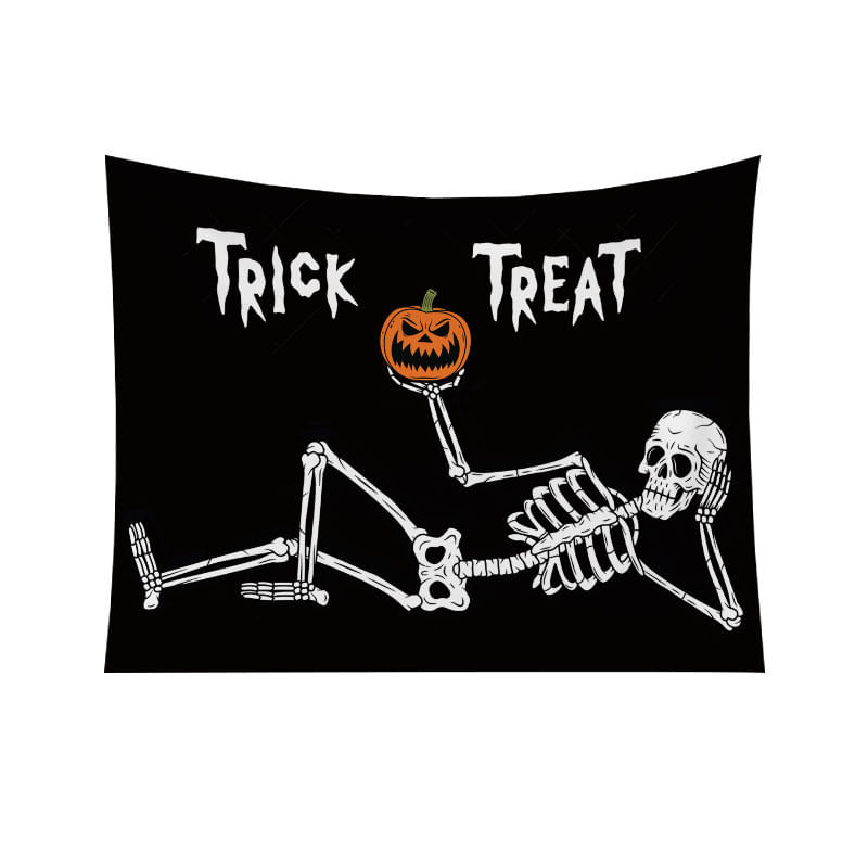 Microtecido Tapestry Trick Treat Wall Aesthetic 150x100cm