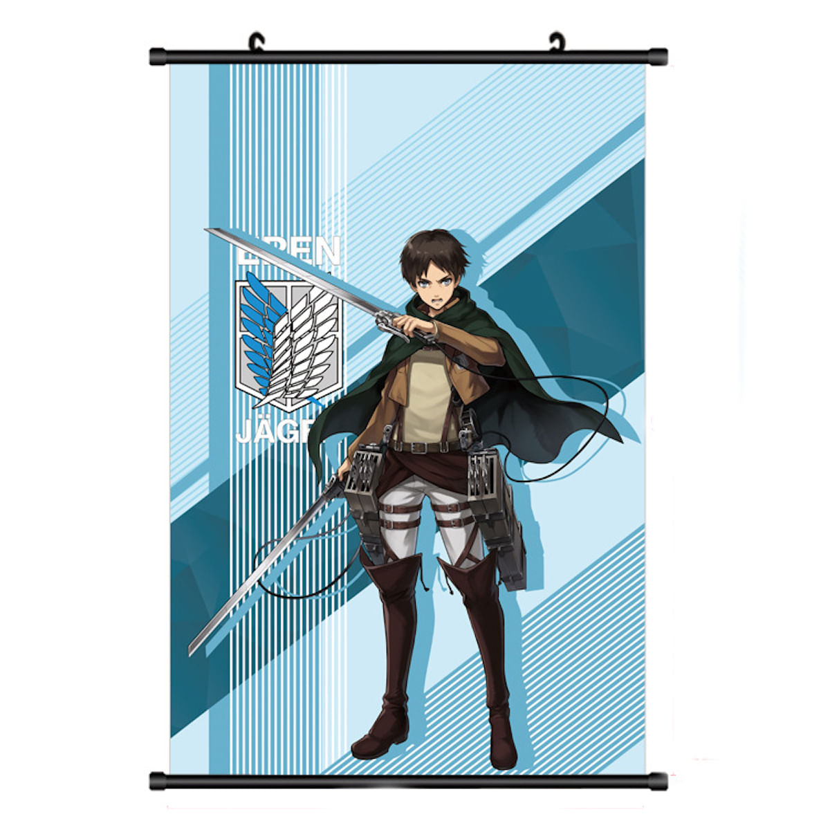 Arte De Parede Em Tela Attack On Titan Levi Ackerman Anime 60x90cm