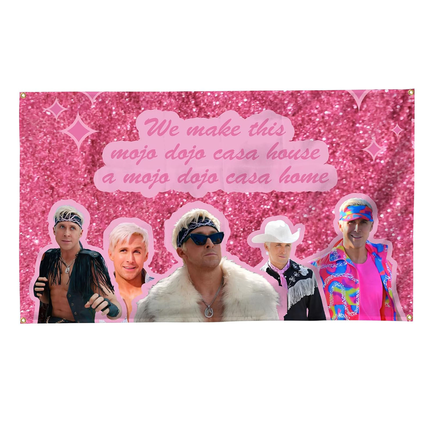 Tapeçaria De Parede Velvets Codes Room Aesthetic 150x90cm Microfabric