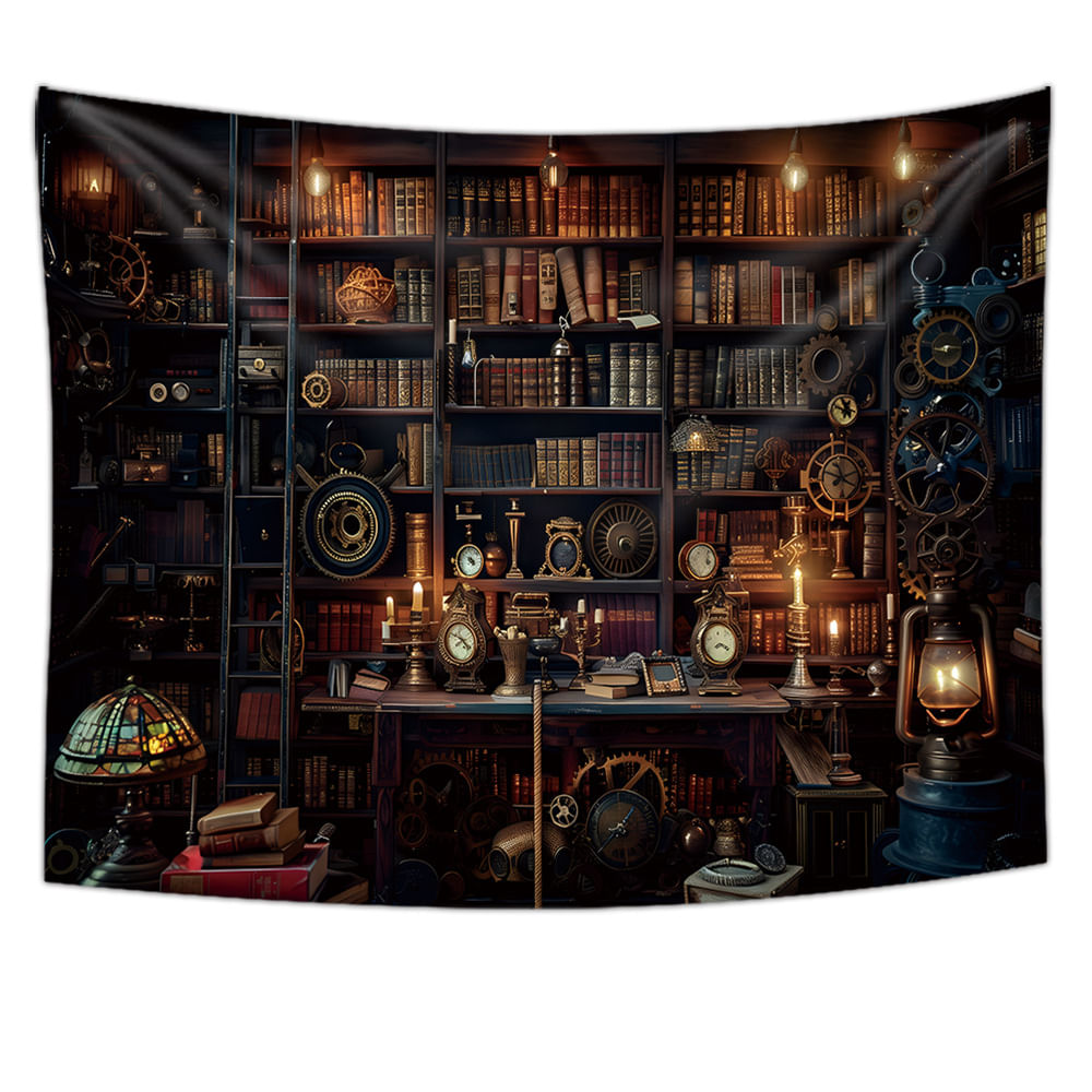 Estante De Livros Tapestry Magic Wall Aesthetic 150x150cm, Microtecido