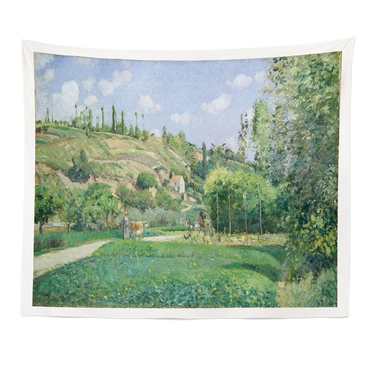 Microtecido Tapeçaria Trees Mountain Wall 150x130cm