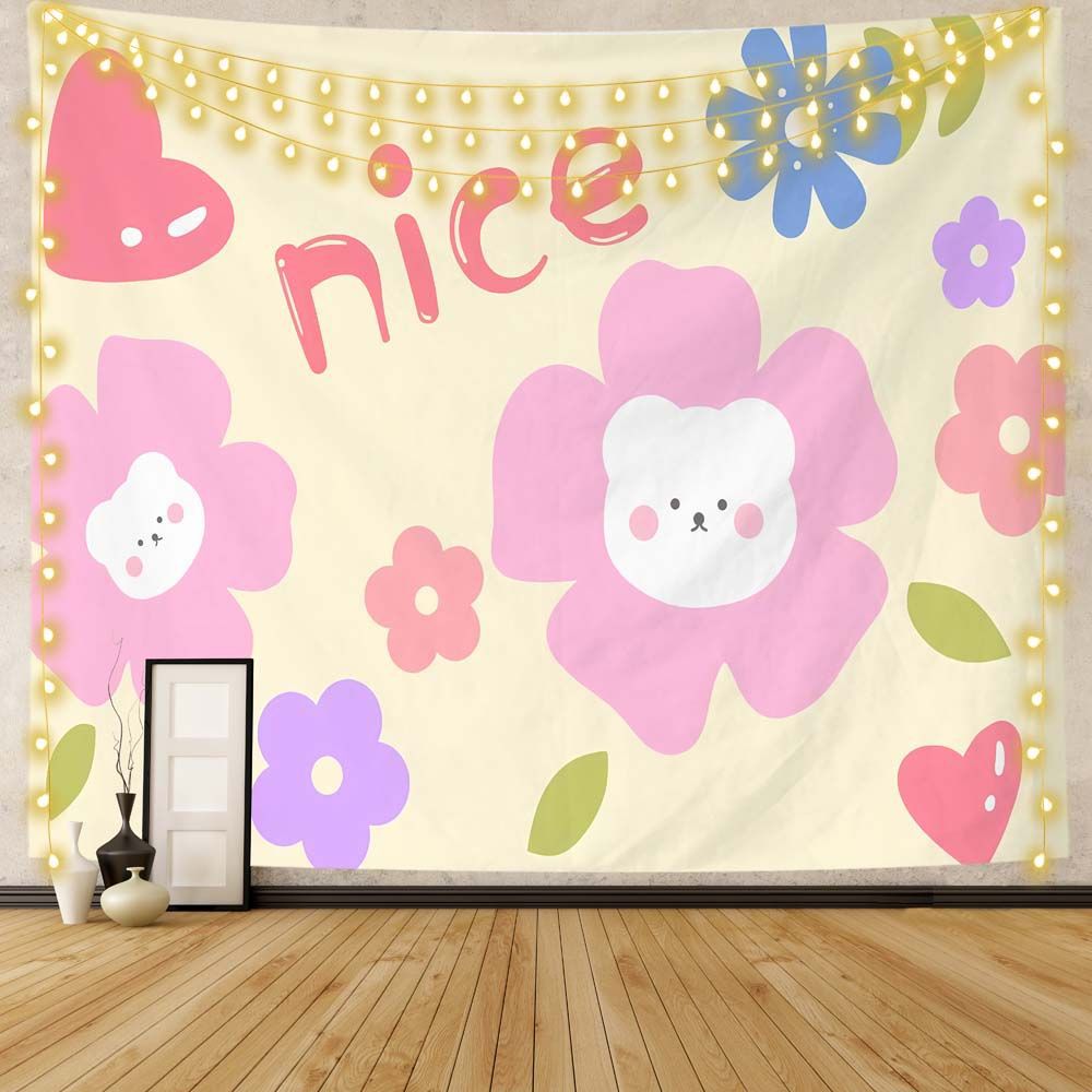 Tapeçaria Nice Wall Aesthetic Painting Microfabric 150x130cm