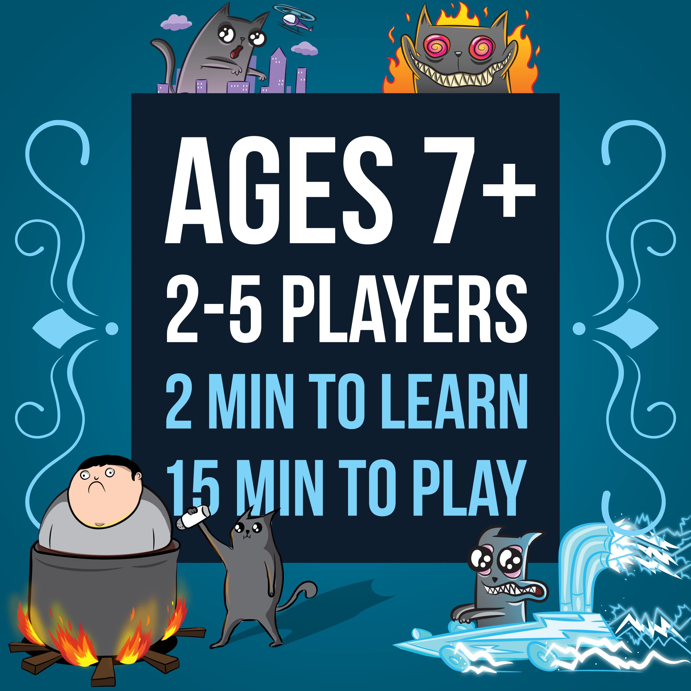 Jogo De Cartas Exploding Kittens Recipes For Disaster Deluxe Set ...