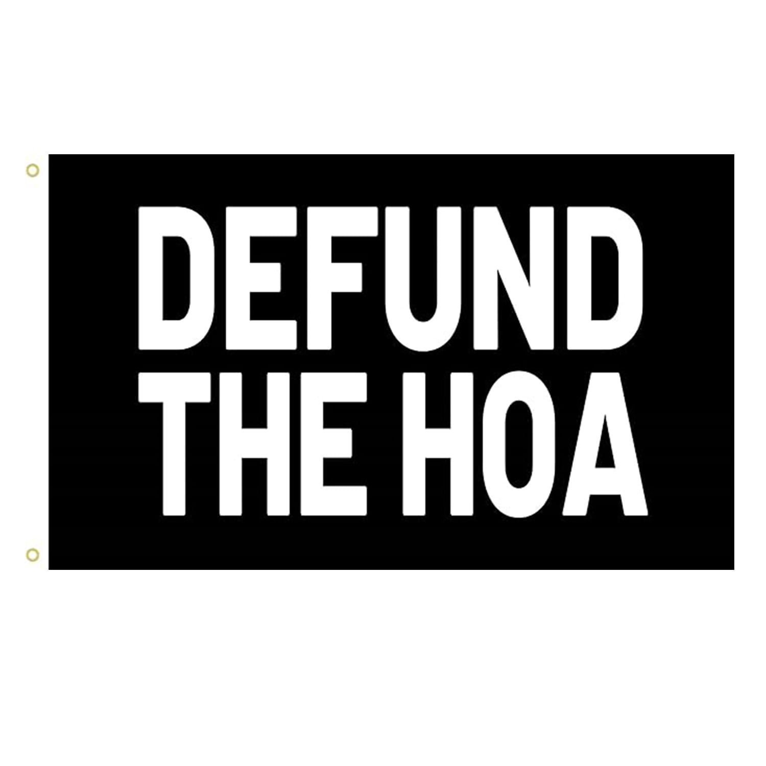 Tapeçaria De Parede Defund The Hoa Microfabric 150x90cm