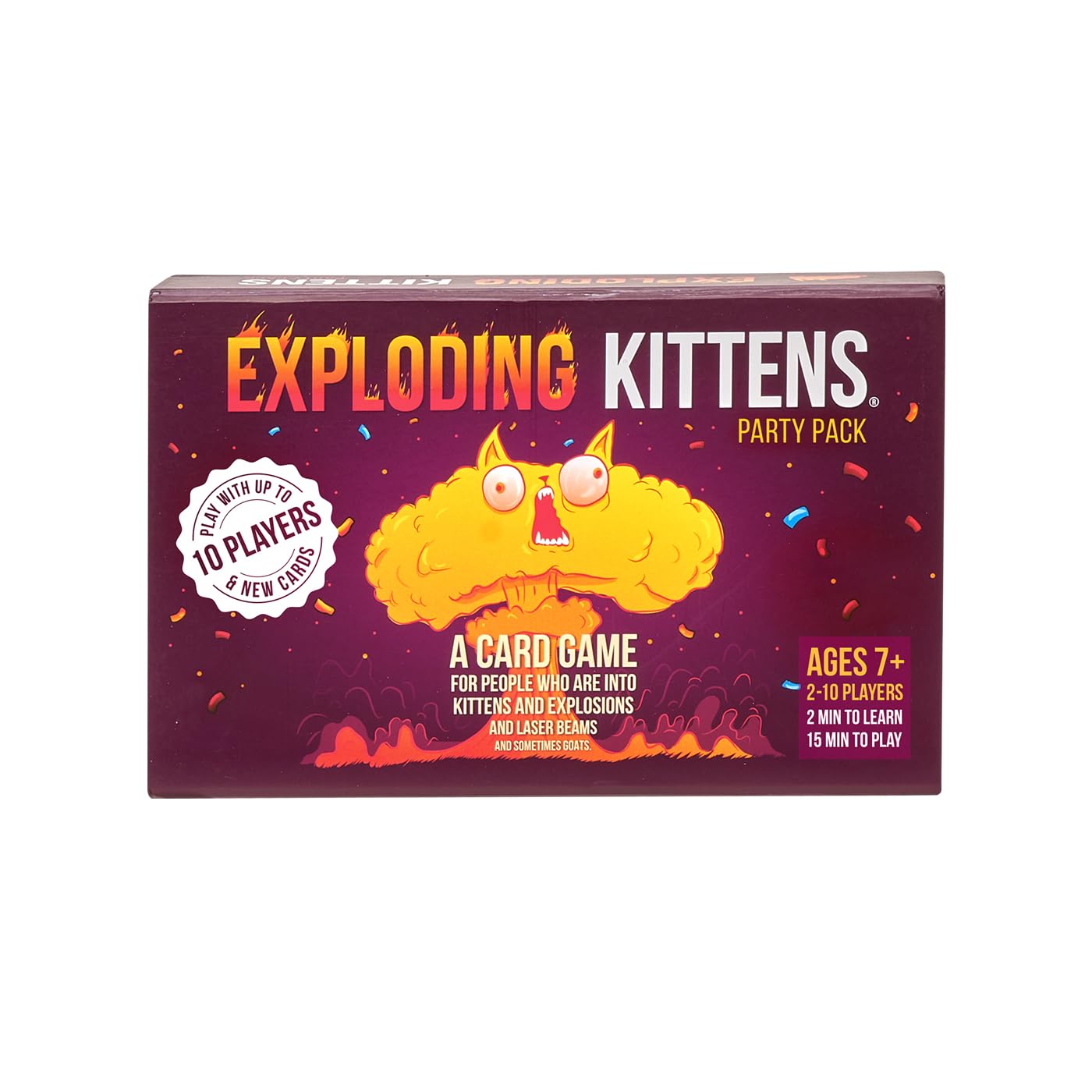 Jogo De Cartas Exploding Kittens Party Pack Family 7+ Years