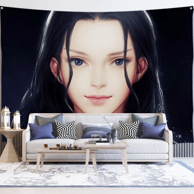 Estética De Sala De Parede Tapestry Beauty Avatar 130x100cm