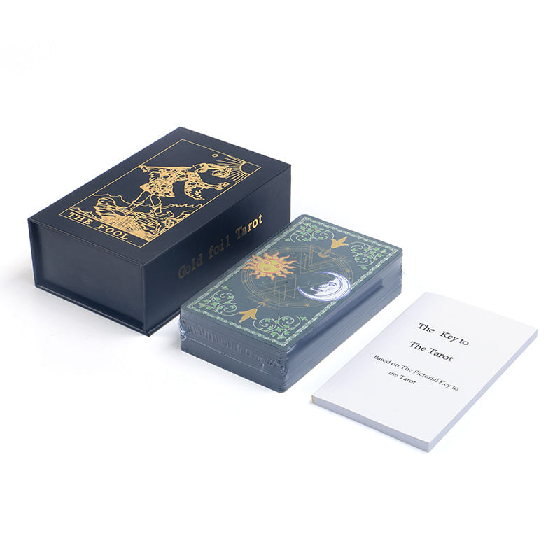 Jogo De Cartas Tarot Deck Key To The Tarot Family Com 78 Cartas