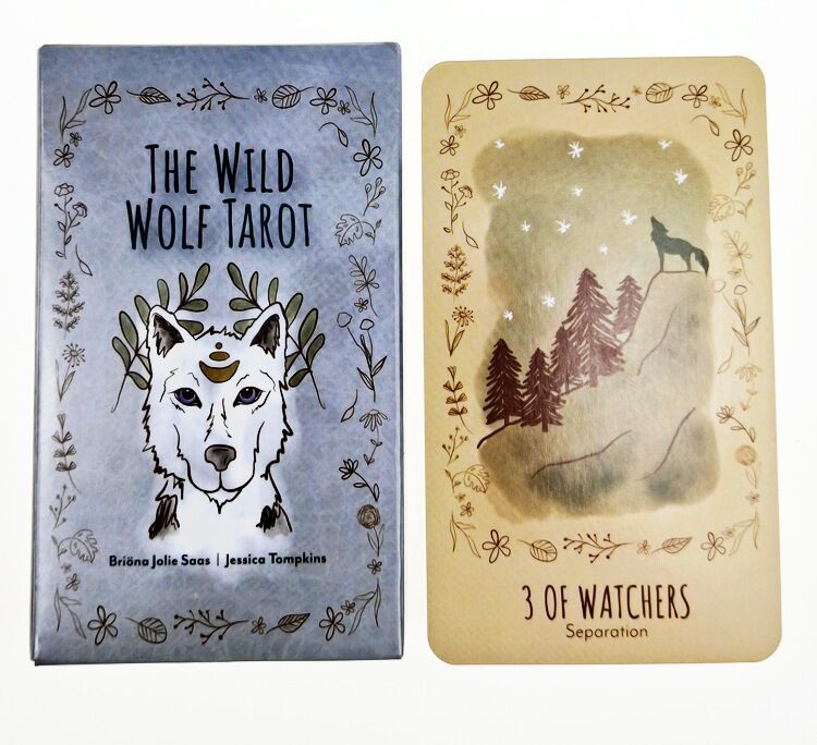 Jogo De Cartas Wild Wolf Tarot Family Deck Cards