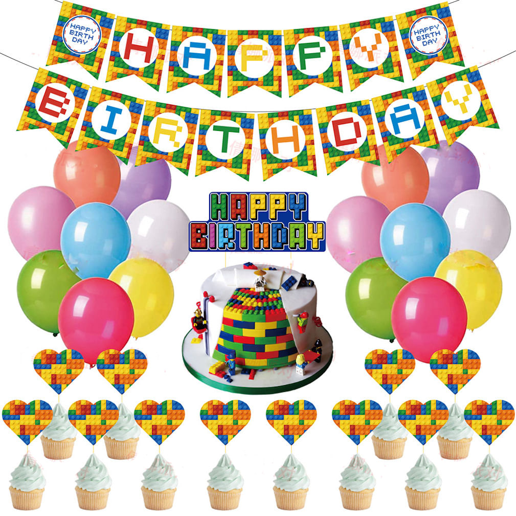 Kit De Blocos De Construção De Balões, 32 Unidades De Balões De Látex Para Festas