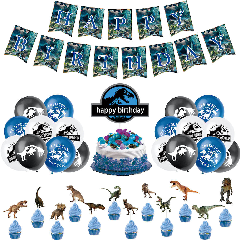 Kit De Balão Jurassics World Birthday Party 31 Unidades