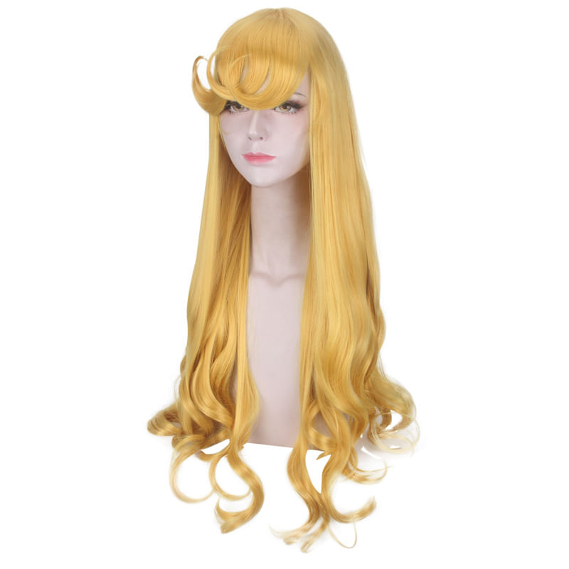 Peruca De Cosplay, Traje De Anime Sleepings Beautys Auroras, 80 Cm