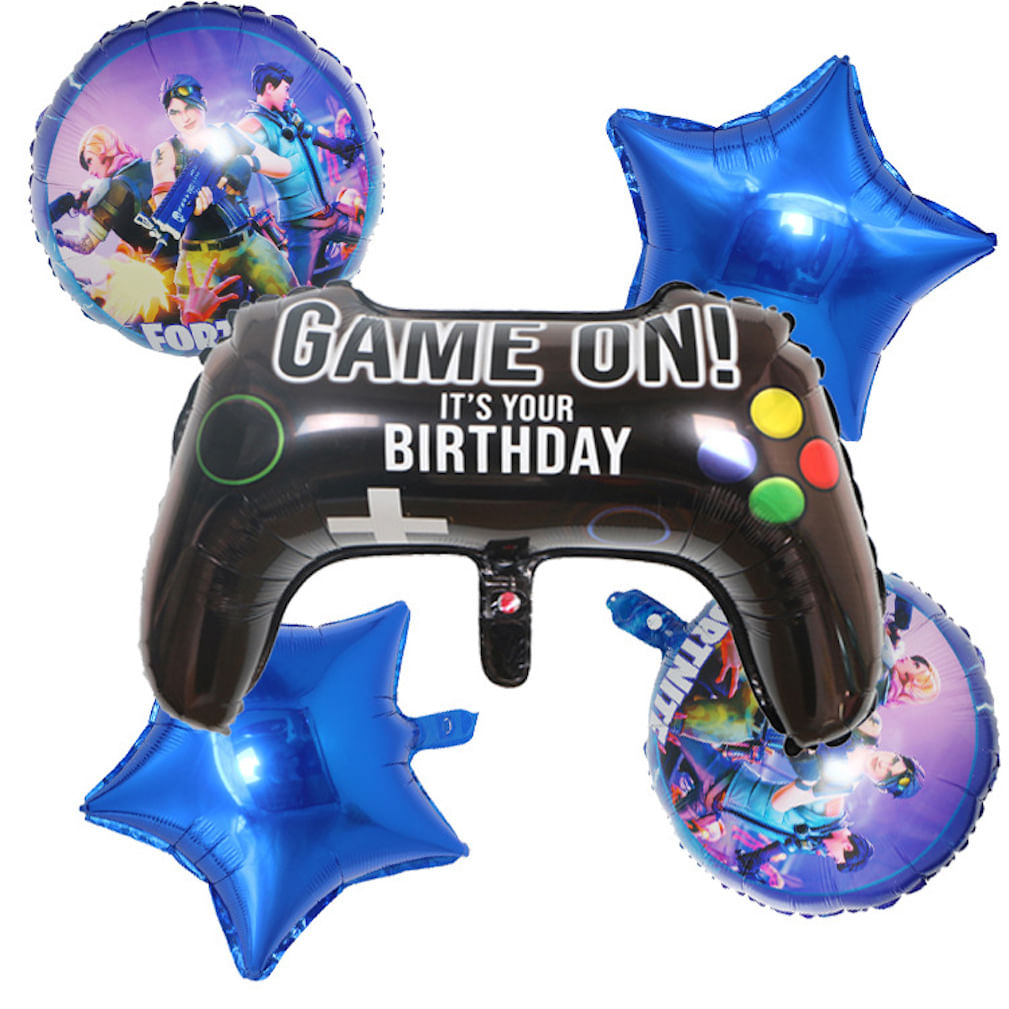 Kit De Balões De Aniversário Game On It Is Your Birthday X5