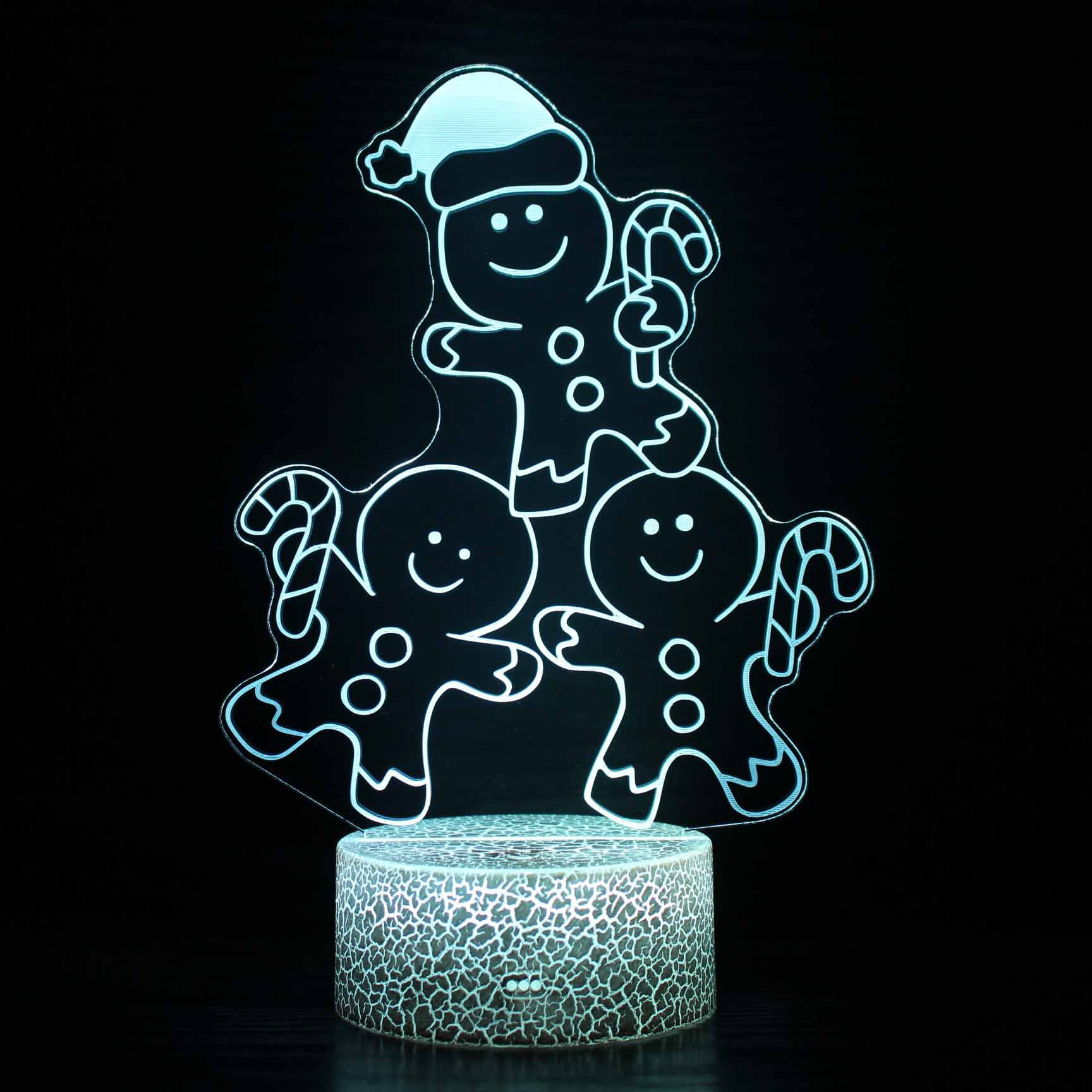 Cookies De Luz Noturna Led 3d Run Kingdoms Color Changing