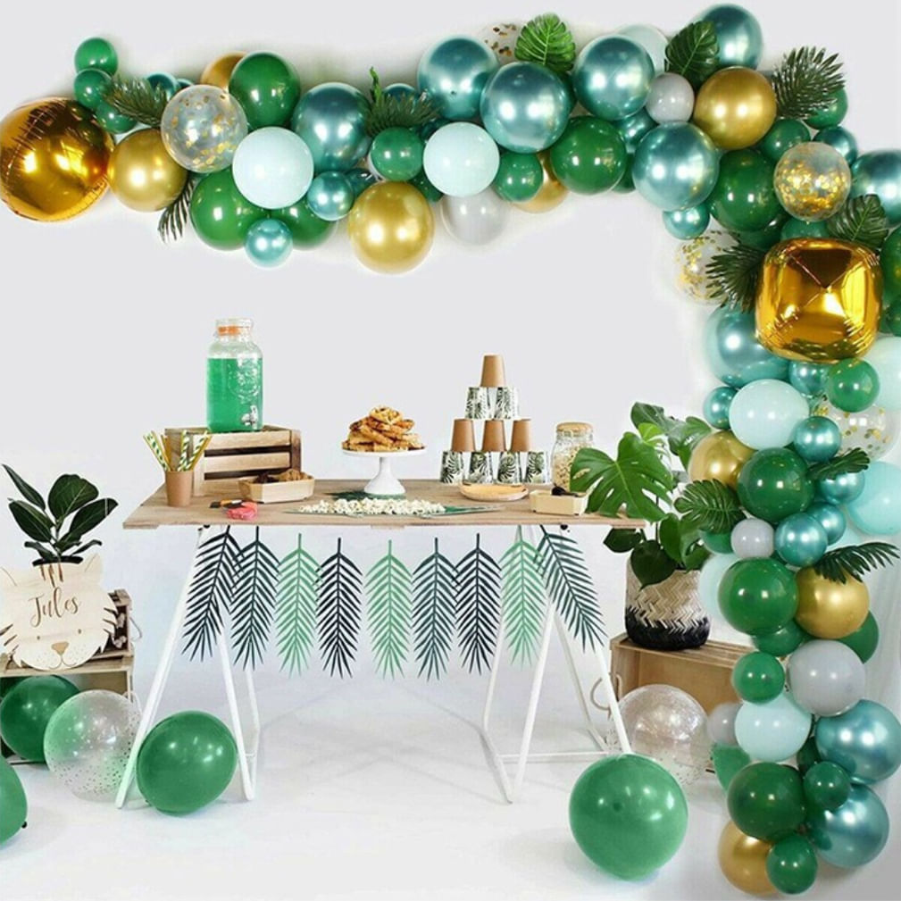 Kit Party Balloon Arch, 167 Unidades De Confete Em Folha De Látex Para Festivais