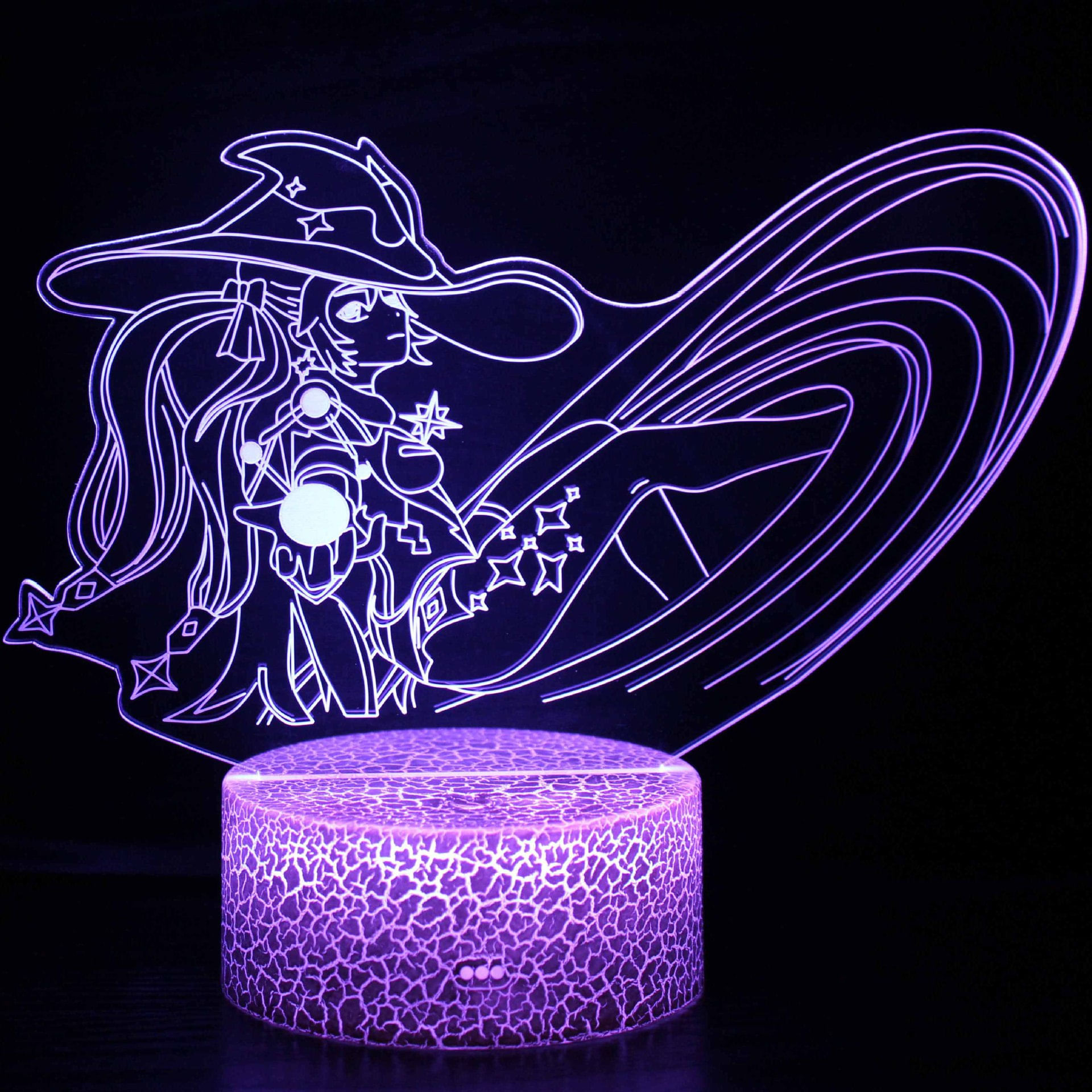 Luz Noturna Led 3d Plants Vs Zombies Monas Color Changing