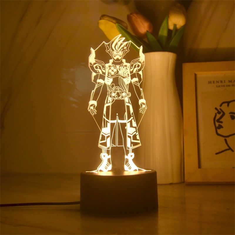 Luz Noturna Kamens Riders Cronus 3d Com Mudança De Cor