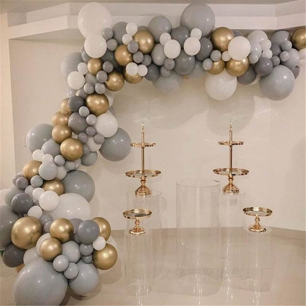 Kit Balloon Arch Garland Para Festa De Casamento De Aniversário (100 Unidades)