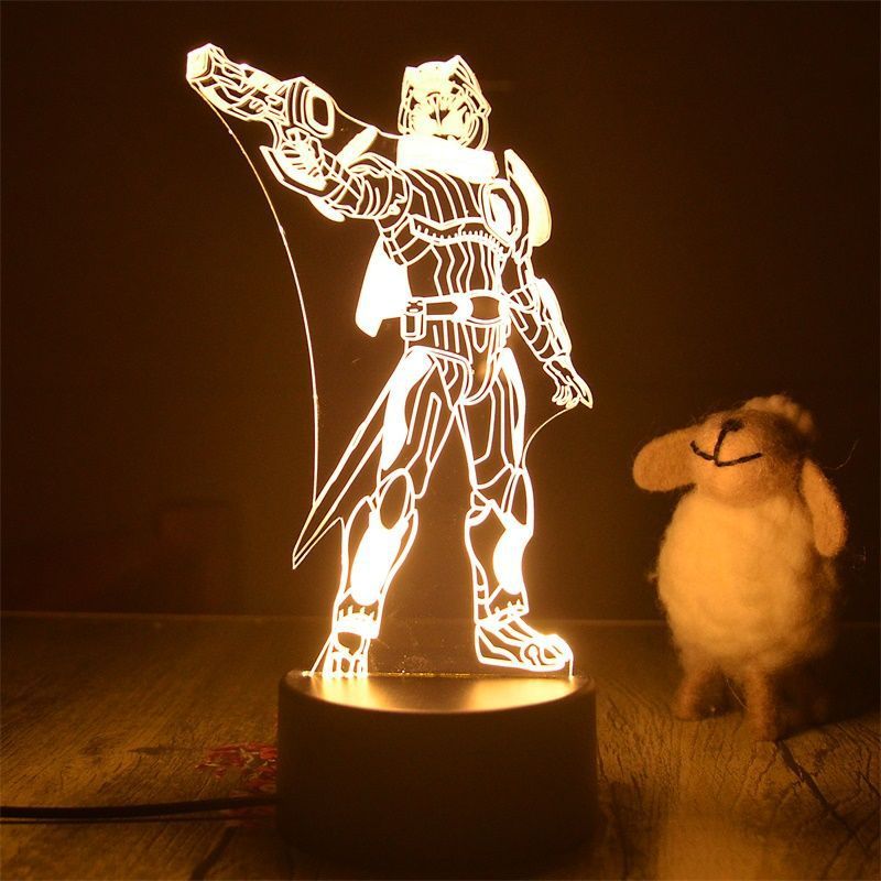 Luz Noturna Led 3d Kamens Riders Devices Que Mudam De Cor