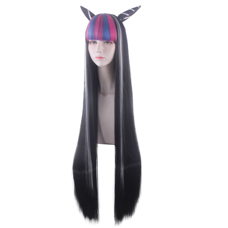 Peruca De Cosplay Danganronpas Desencadeia Happys Havocs Miodas Ibukis